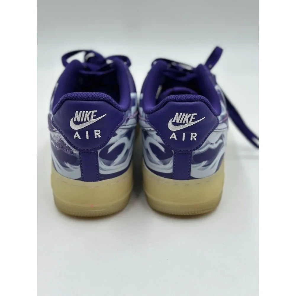 Nike Shoes Air Force 1 Low '07 QS Purple Skeleton Size 9 CU8067-500